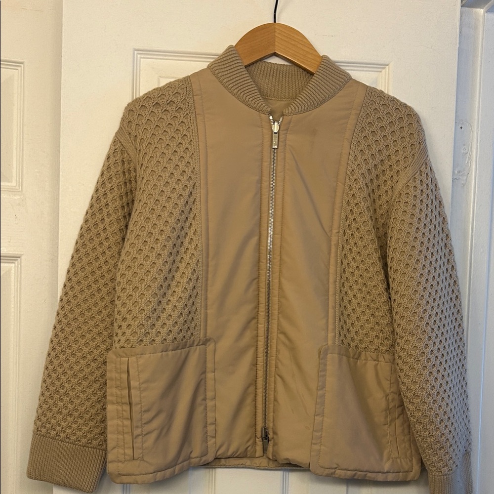 Lafayette 148 New York Tan Quilted Jacket